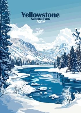 Yellowstone National Park Winter