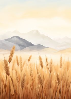 Wheat Field Landscape