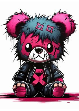 Punk Rock Teddy Bear