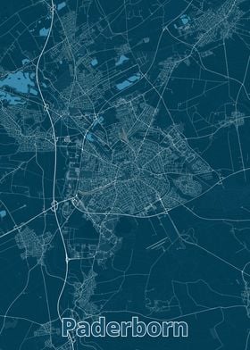 Paderborn City Map