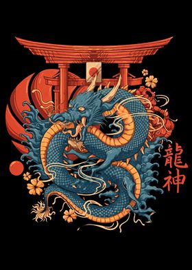 Japanese Dragon Art