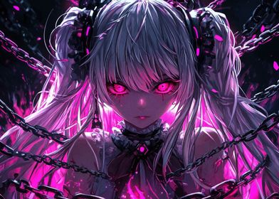 Anime Girl with Chains