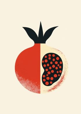 Pomegranate Illustration