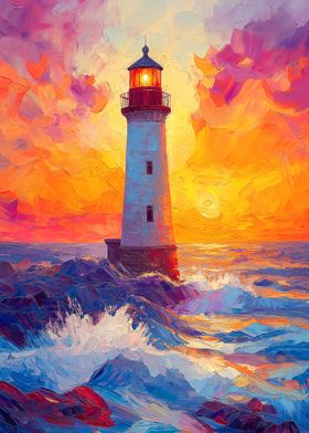 Lighthouse Sunset