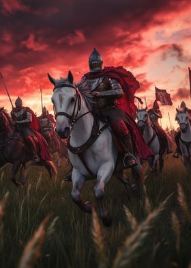 Medieval Knights Charge