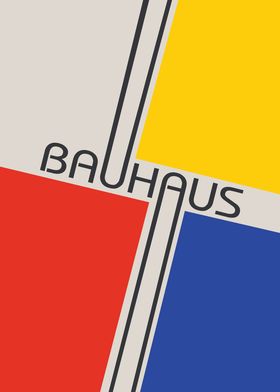 Bauhaus Geometric Art Print