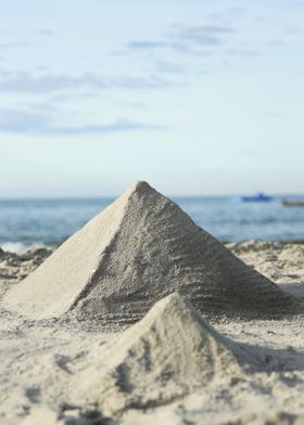 Sandcastle on Beach