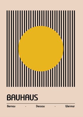 Bauhaus Minimalist Art Print