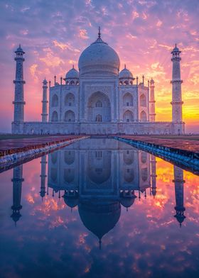 Taj Mahal Reflection