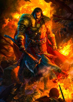 Warrior in Flames