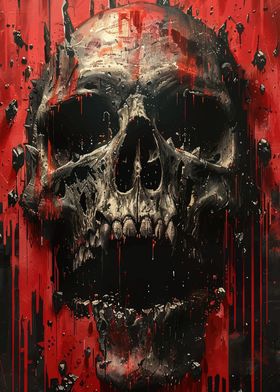 Grunge Skull Art