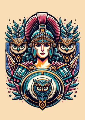 Athena Goddess of wisdom, warfare, and handicraft