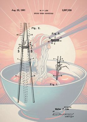 1961 Chopsticks Patent