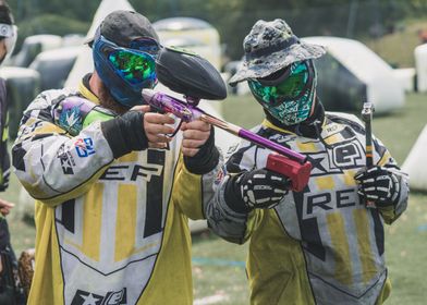 Paintball Players Gear