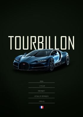 Blue 2026 Bugatti Tourbillon