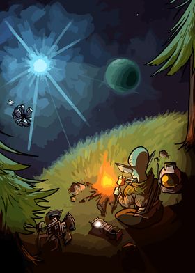 Outer Wild Campfire