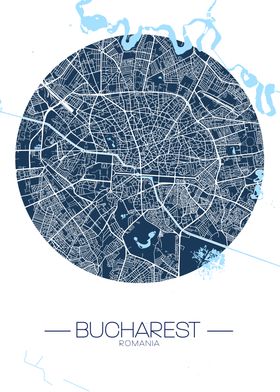 Bucharest City Map