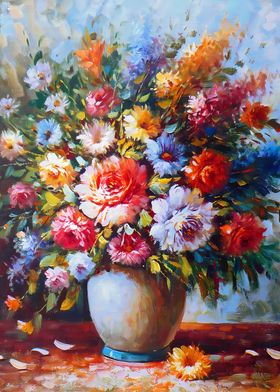 Floral Still Life Painting