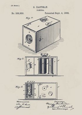 Eastman Kodak Camera Patent