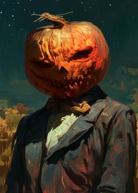 Pumpkin Head Man