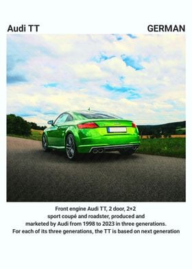 Green Audi TT Coupe