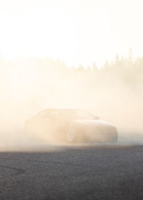 BMW e92 in the fog