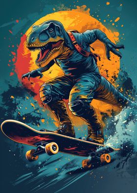 T-Rex Skateboarding