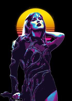 Taylor Swift Retro Art