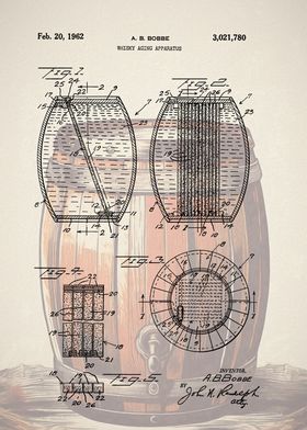 Whiskey Aging Barrel Patent