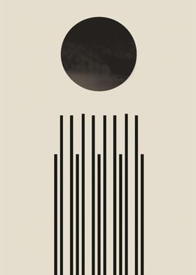 Minimalist Black and White Art