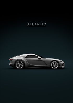 Grey Bugatti Atlantic (concept car) - Green Tint