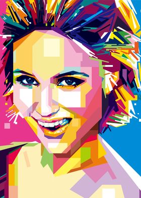 Dianna Agron Pop Art