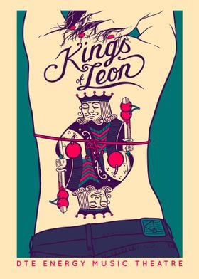 Kings of Leon Concert Poster