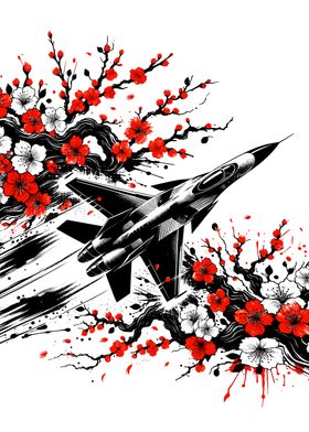 Jet Fighter MiG-29 japanese art