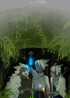 Rainy Forest Encounter