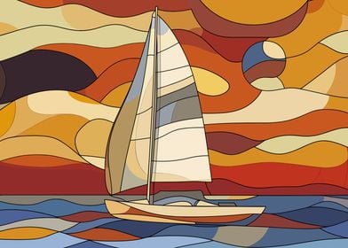 Sailboat Sunset