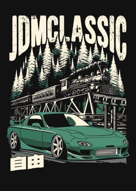 JDM Classic Car &amp; Train