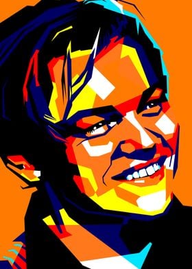 Pop Art Portrait Leonardo DiCaprio