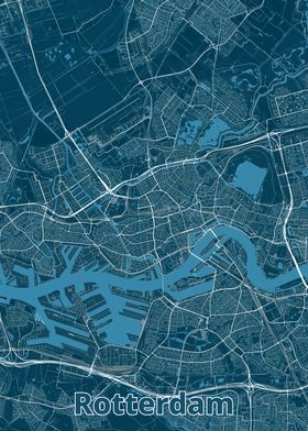 Rotterdam City Map