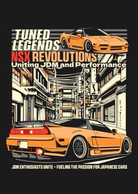 NSX Revolutions JDM Car Art