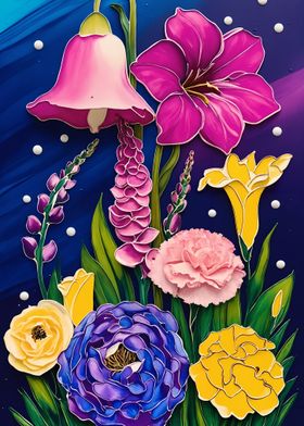 Floral Bouquet Painting