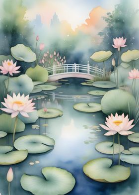 Water Lily Pond Bridge