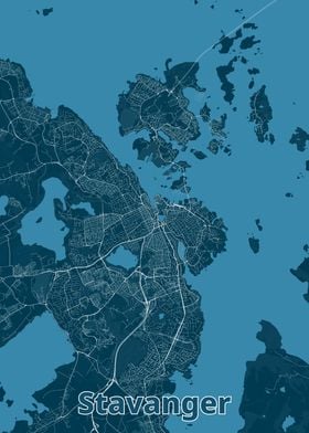 Stavanger City Map