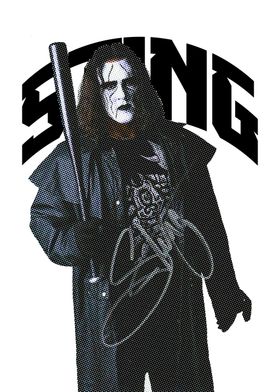 Sting Wrestling Poster