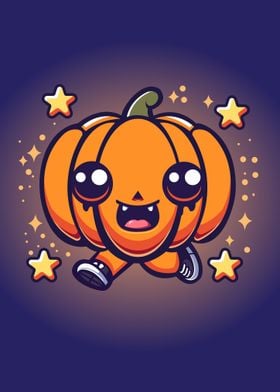 Cute Pumpkin Character