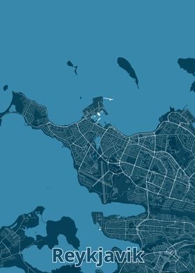 Reykjavik City Map