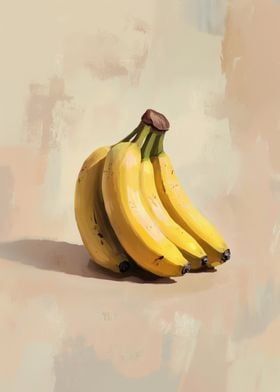 Yellow Banana Bunch