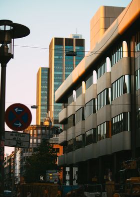 Cityscape with Tall Buildings