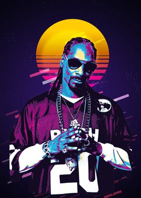 Snoop Dogg Retro Art