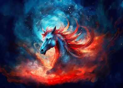 Fire and Ice Horse